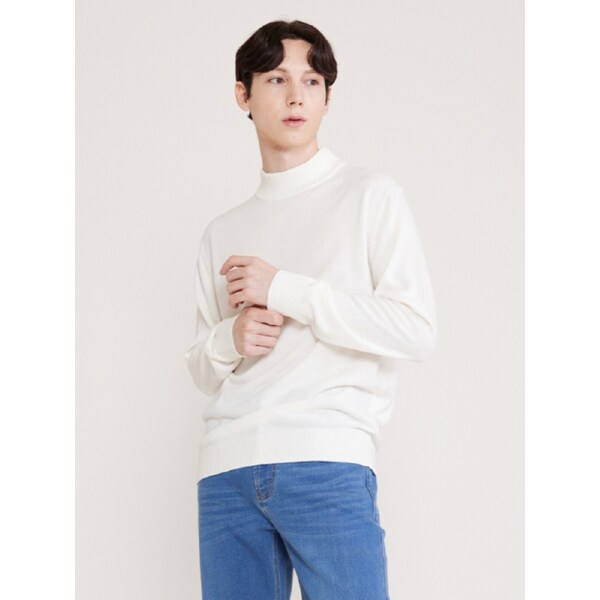 UNI BASIC 풀오버 스웨터 (아이보리)