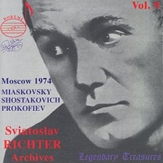 media synnara [CD] 스비아토슬라프 리히테르 - 아르히브 9권 / 미아스코프스키 / 쇼스타코비치/Sviatoslav Richter - Archives Vol.9 / Miaskovsky / Shostakovich