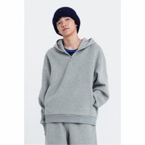 sadsmile corduroy hoodie (set-up)_CQTAW23552GYX