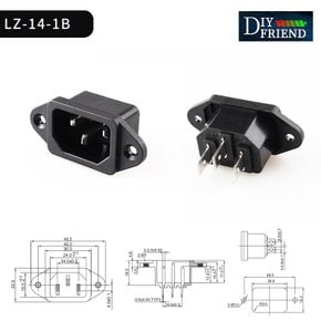 전원 충전 소켓 250V10A 전원 플러그 단자