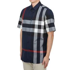체크 남성 반팔 셔츠 SUMMERTON 8079592 A1960