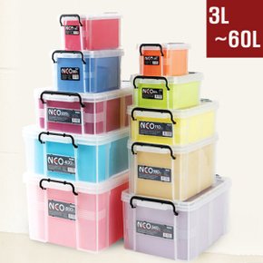 네오박스 60호(6L) 네오박스모음전(3~60L)  국내생산/튼튼하고 견고한 수납/장난감 다용도 정리함