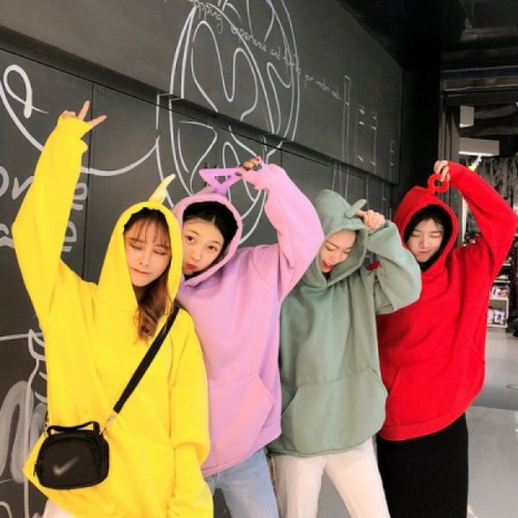 핵인싸템 텔레토비 후드티 4color 루즈핏 M~2XL 전사이즈 우정 핵인싸템 텔레토비 후드티 4color 루즈핏 M~2XL 전사이즈 우정