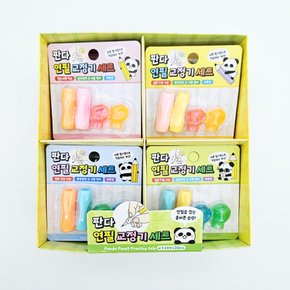 1000 판다 연필 교정기 세트 1개 랜덤 - 초등학교 예쁜 글씨 연습 과외 학습지 홍보