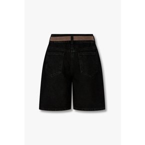 [보브] 옵션 벨트 하프 데님 팬츠 7156355002