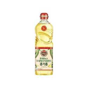 백설 식용유 콩기름 500ml x 1개