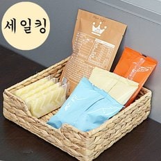 회사 탕비실 과자 커피 물건 보관 부레옥잠 트레이 수건보관