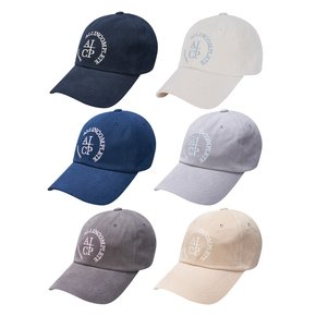 [뉴컬러 오픈] Round Logo Ball Cap - Basic Line (6 Colors)