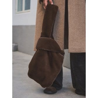 시타 Faux Mink Sherpa Bag_CTA907(Brown)