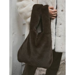 Faux Mink Sherpa Bag_CTA907(Brown)