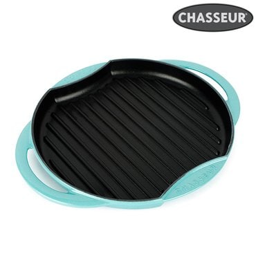 차세르 무쇠 주물 컬러 원형 그릴 26cm(보라보라)