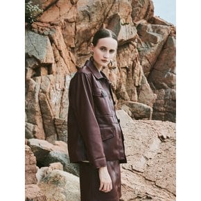 Eco Leather Blouson Jacket