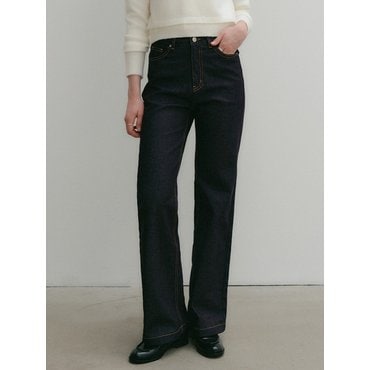 룩캐스트 살린 스트레이트 데님 팬츠_인디고 / SALIN STRAIGHT DENIM PANTS_INDIGO