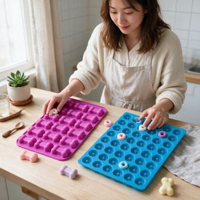 실리콘 몰드 초콜릿 얼음 틀 캔들 레진 공예 베이킹 도구 오브제