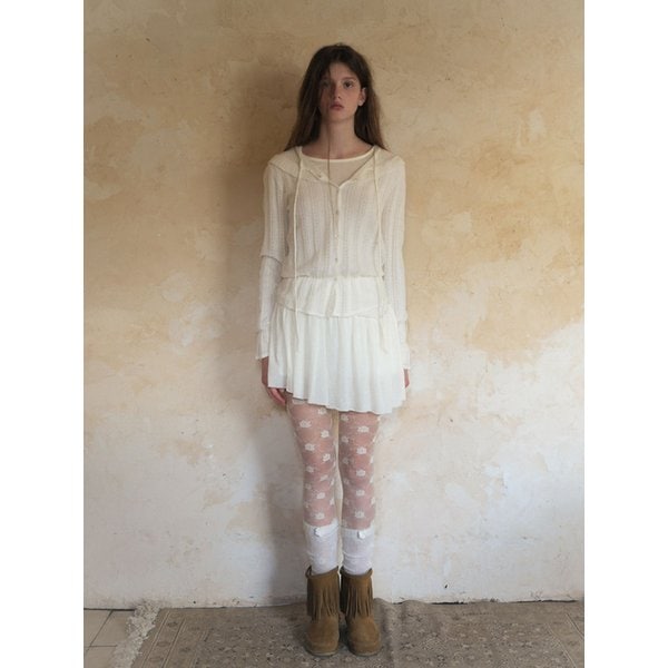 [2차][단독] Unbalanced Frill Mini Dress_3 Colors