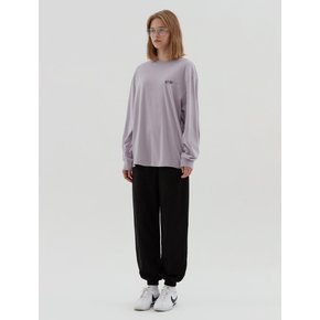 2022 BASIC LOGO LONG SLEEVE T-SHIRTS[ASHPURPLE]