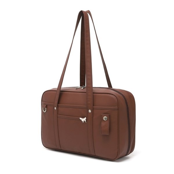 히로인 토트백 (레더 브라운)