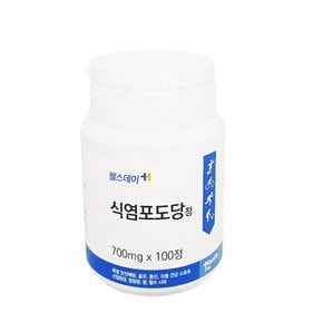 헬스데이 식염포도당 100정 1개 폭염안전예방정제염