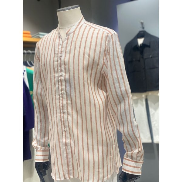 [시흥점] 긴팔린넨 스트라이프셔츠PCBAC5036