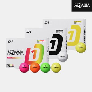 혼마(HONMA) 2024 혼마 D1 골프볼[남여공용][2피스 12알][3COLORS]