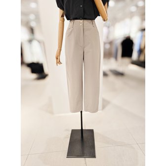 아이잗컬렉션 [파주점] [더아이잗컬렉션]메탈 장식 백 밴딩 테이퍼드 팬츠 CR4A0SL411