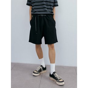 Belted Uniform shorts (black)