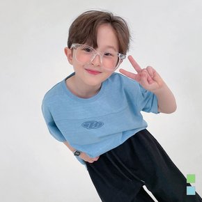 로고 플레이 티셔츠
