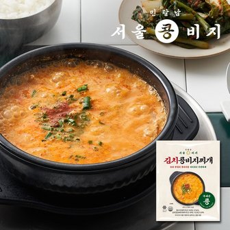  [서울콩비지] 문정맛집 100%국내산 김치콩비지찌개 450g 4팩
