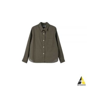 24 SIMPLE SHIRT - GREY GREEN (WOSH0264S24FXT GGR) (심플 셔츠)