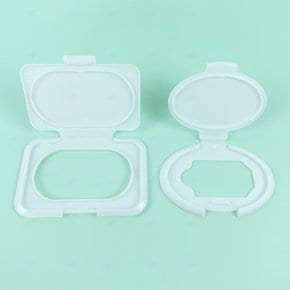 리필용 비접착 물티슈캡 물티슈 클렌징티슈 뚜겅 커버 -사각