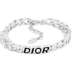 24 FW 디올 남성 Dior Italic 체인 링크 팔찌 004 palla black DIOJZQ56BCKZZZZZ00 TP822298884