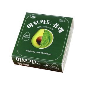 진짜 아보카도 퓨레 100g*2입