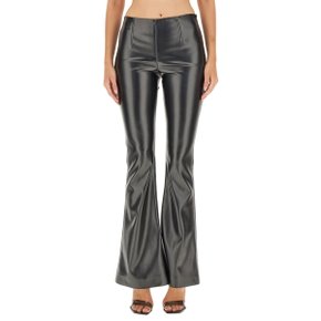 필로소피 디 로렌조 세라피니 FAUX LEATHER PANTS Womens Pants 03115740_0555 BLACK