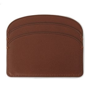 22FW 아페쎄 로고 하프문카드지갑 브라운 PXAWV F63270 CAD