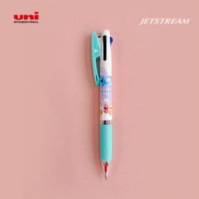 유니 제트스트림 3색 볼펜 [세서미 스트리트] 0.5mm