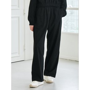 Corduroy Wide Pants - Black