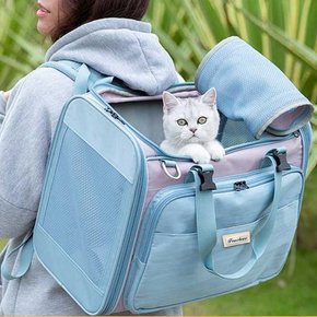 트루러브 TLX2971 강아지&고양이 캐리어 이동가방 (핑크)