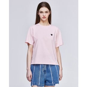 [파주점] [송지오우먼]지제로 팬서 슬림핏 티셔츠 라이트 핑크 WH3TS817LP