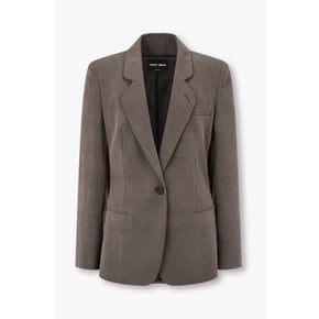 여성 실크 블렌드 싱글 블레이저 A126302504000