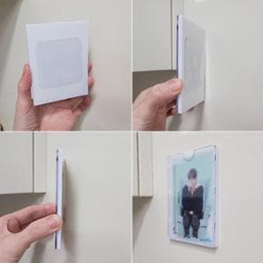 벽부착용 사각접착패드 벽걸이 소품부착용 양면테이프