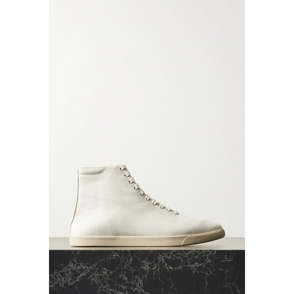 캔버스 하이 탑 스니커즈 오프 화이트 1647597318734568