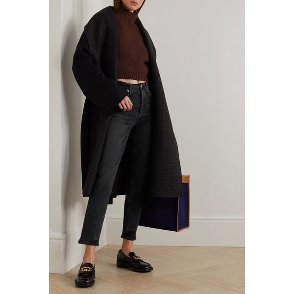 Charlotte High-rise Straight-leg Jeans 블랙 1647597290621573