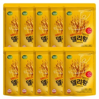 바다소리 저칼로리간식 맥주안주 황태스낵 델리황 버터맛 20g x 10봉