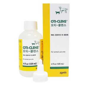 반려동물용품 오티클랜스 귀세정제 120ml