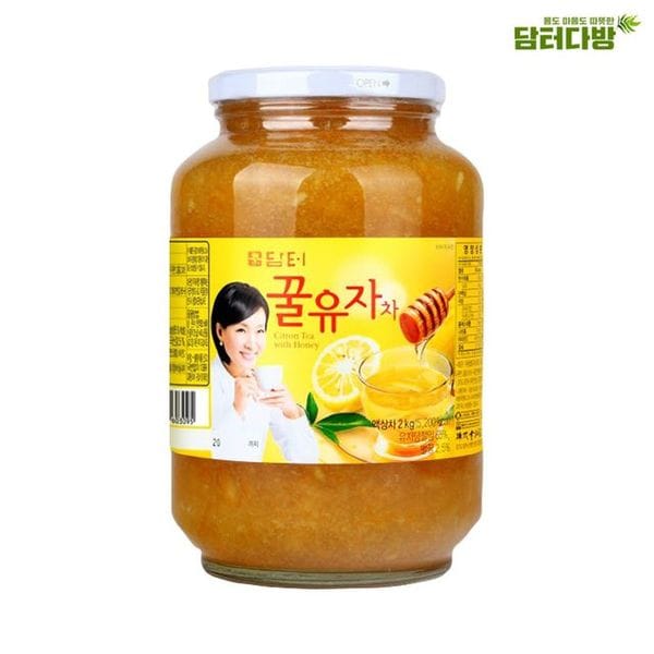 대용량 담터 달달한차 누구나좋아하는 액상차 맛있는차 몸에좋은차 꿀유자차 2kg