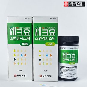 체크요 케톤 단백뇨 소변검사 스틱 키트 10종 100매