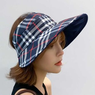  여자 여행룩 휴양지룩 햇빛 가리개 기능성 모자 선캡