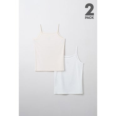 스파오키즈 [키즈] [2PACK] 여아 모달 캐미솔_SPRNFA9KG1