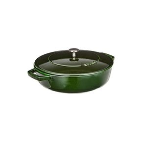 staub 스토우브 블레이저 소테판 바질그린 28cm 크다 양손 주물 호로우 냄비