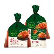 CJ제일제당 비비고 포기배추김치 900g x2개+김치볶음 150g x1개